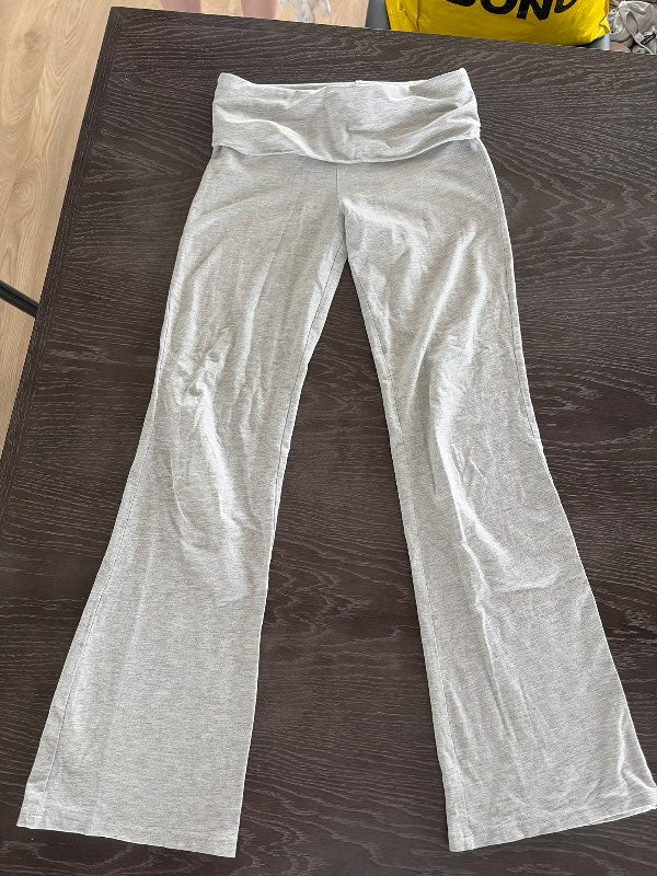 Ljósgráar gina tricot buxur