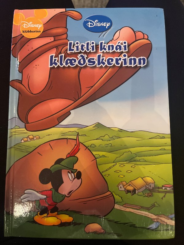 Disney bók Litli knái klæðskerinn