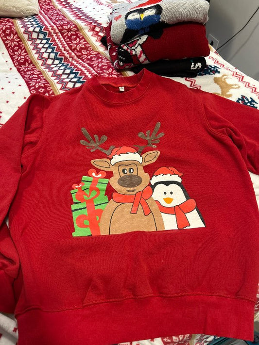 Rauð jólapeysa