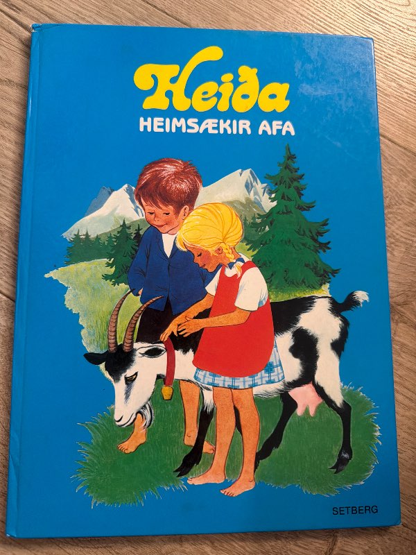Heiða heimsækir afa bók