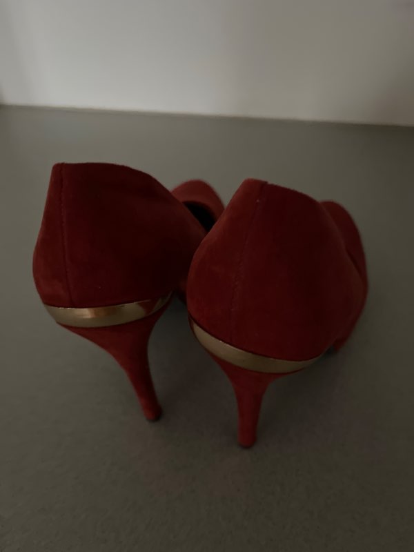 Bata Red high heels