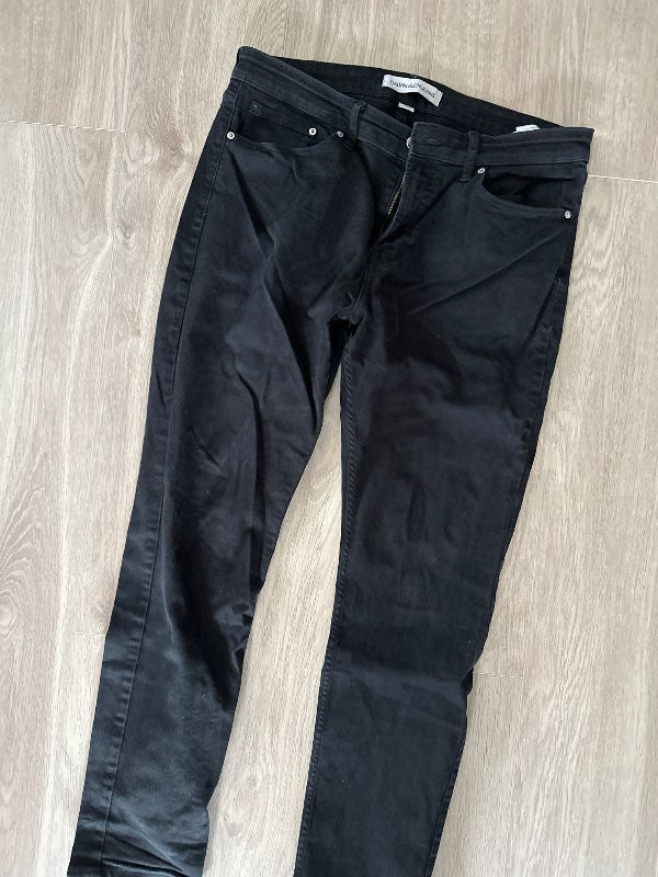 Calvin klein svartar gallabuxur