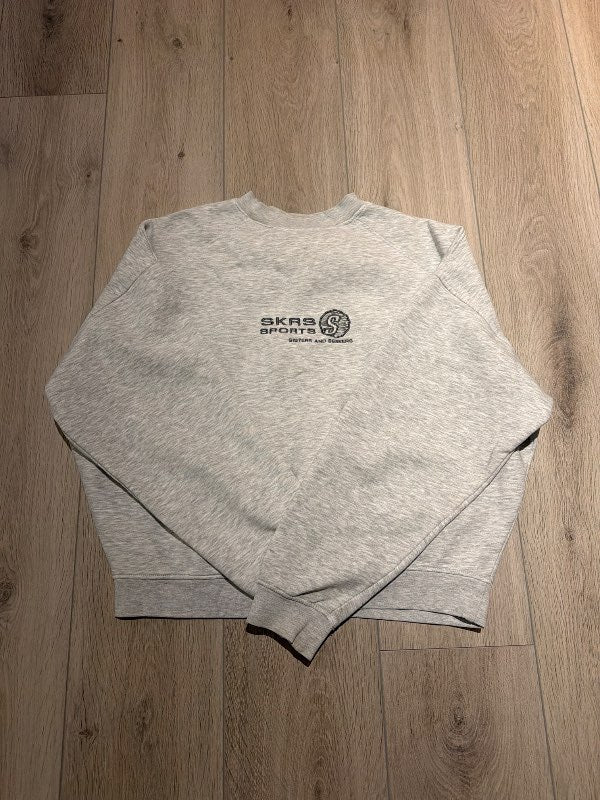 SKRS Jeans peysa - ljósgrá