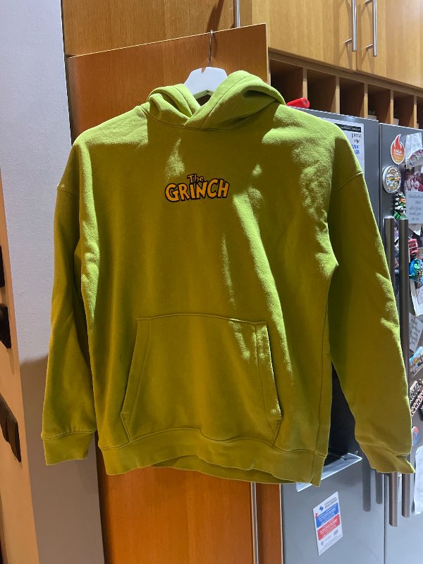Grinch græn hettupeysa