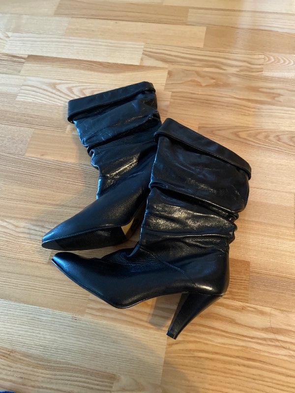 Svartir hælar st. 41