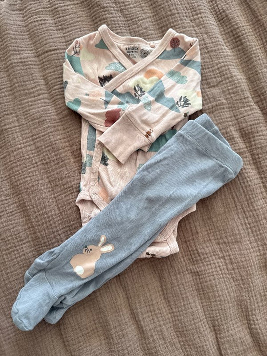 Samfella og Leggins með sokkum