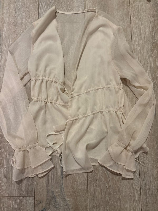 Sheer blússa