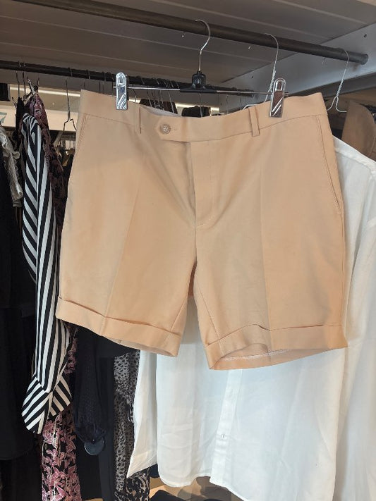 Beige stuttbuxur