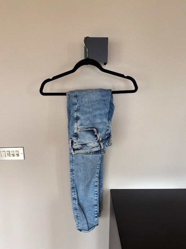 Bláar gallabuxur skinny jeans H&M