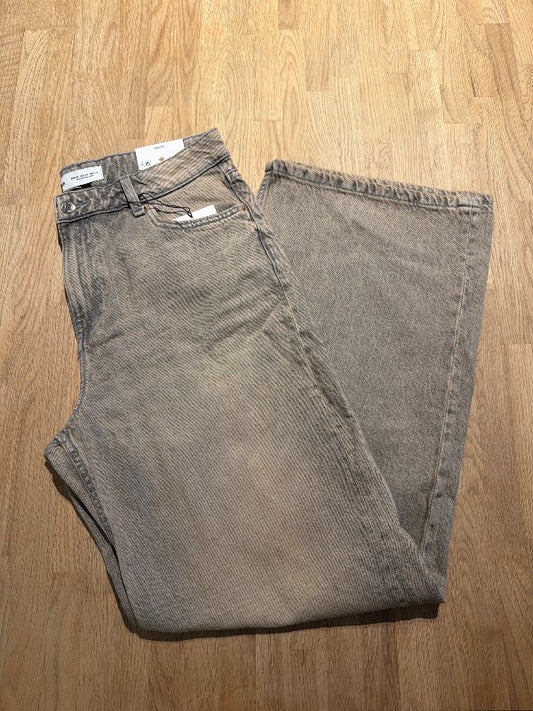 Gallabuxur- Bershka- washed brúnar