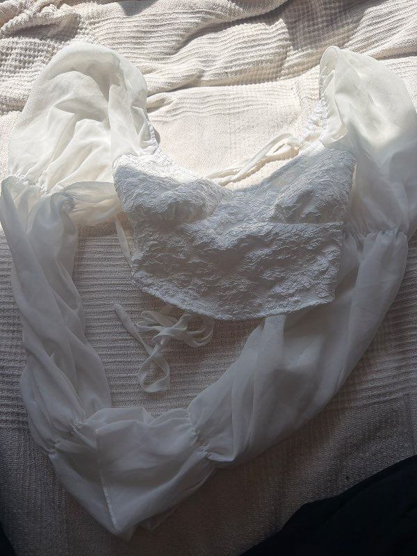 white spanish shirt