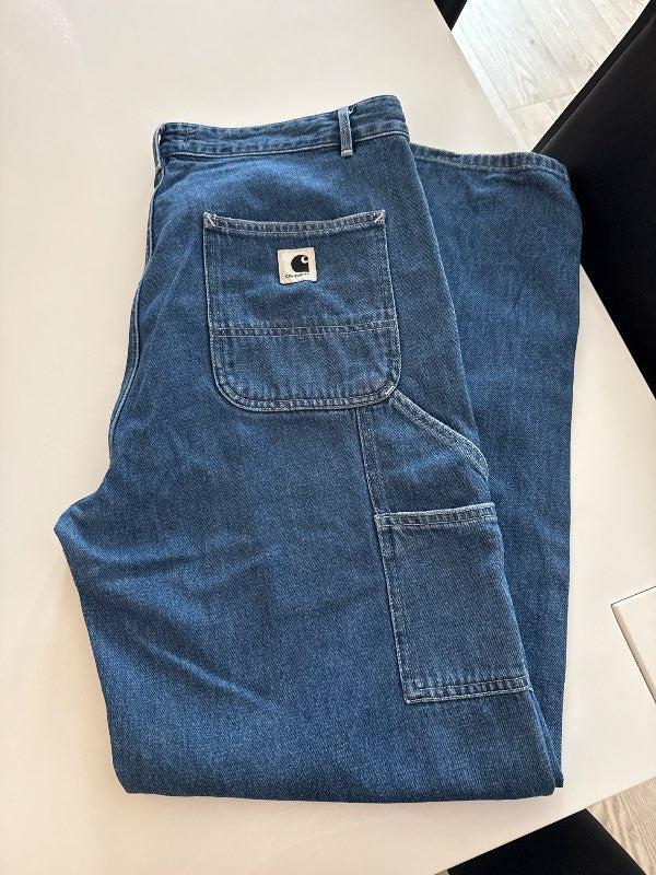 Carhartt gallabuxur bláar