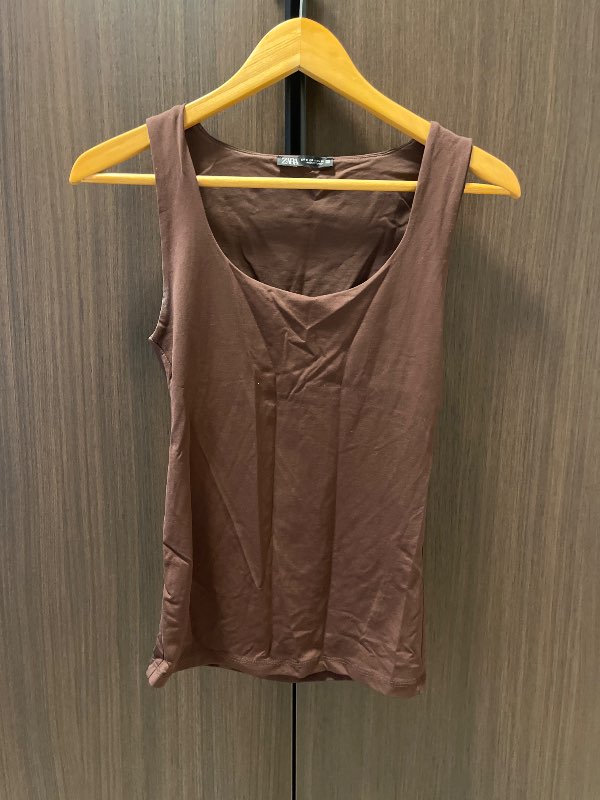 Zöru brún hlýralaus bolur