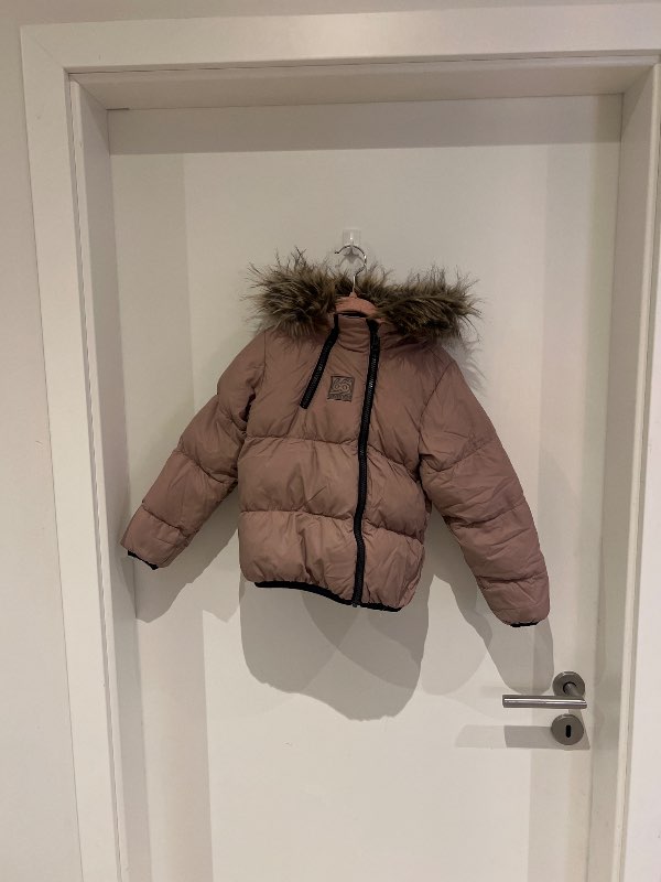 66 úlpa svanur bleik