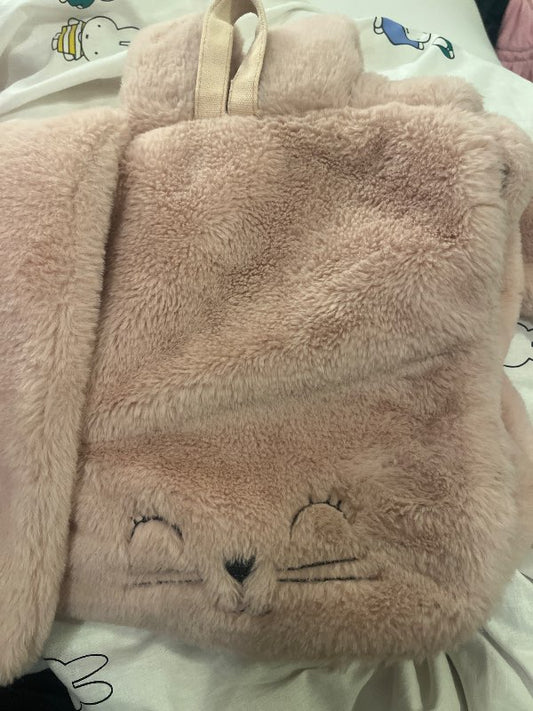 Lindex taska bleik kanína
