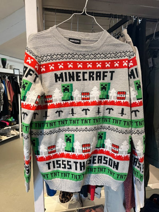 Minecraft jólapeysa