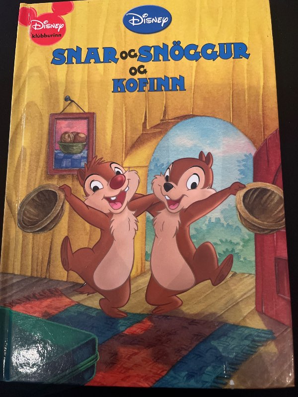 Disney bók Snar og snöggur