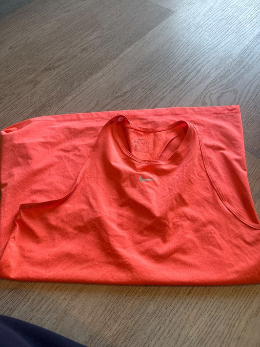 Nike appelsinugulur ræktarbolur