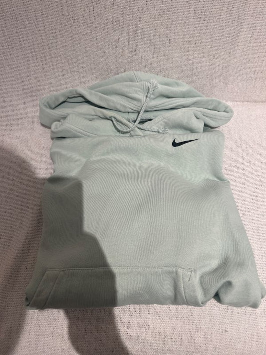 Ljós græn nike hettu peysa