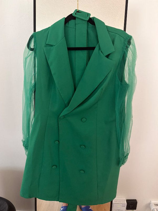Green Coat Dress