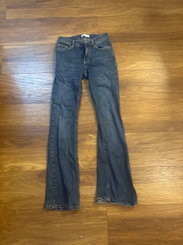 Dökkbláar gina tricot gallabuxur