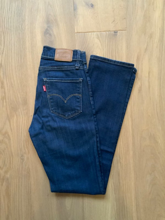 Levis gallabuxur 724 dökkbláar