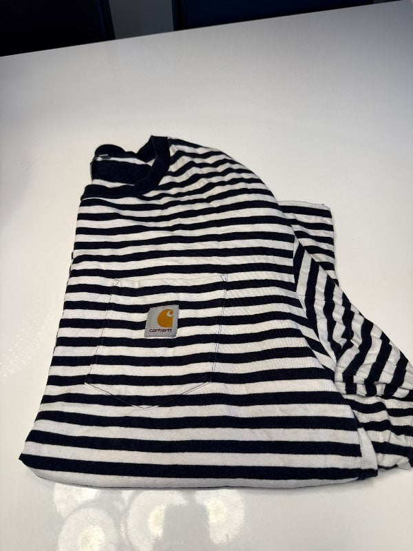 Carhartt röndóttur síðermabolur