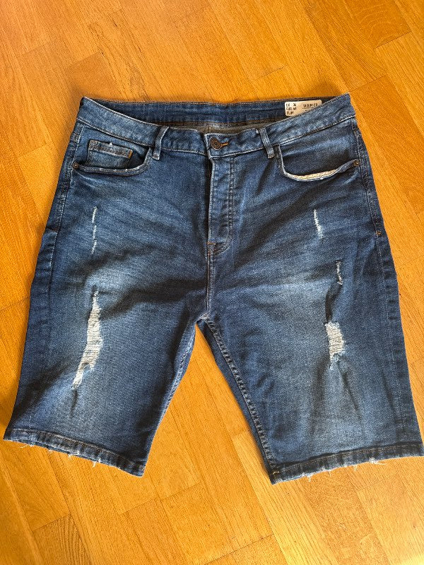 Gallastuttbuxur m.rispum DENIM CO.