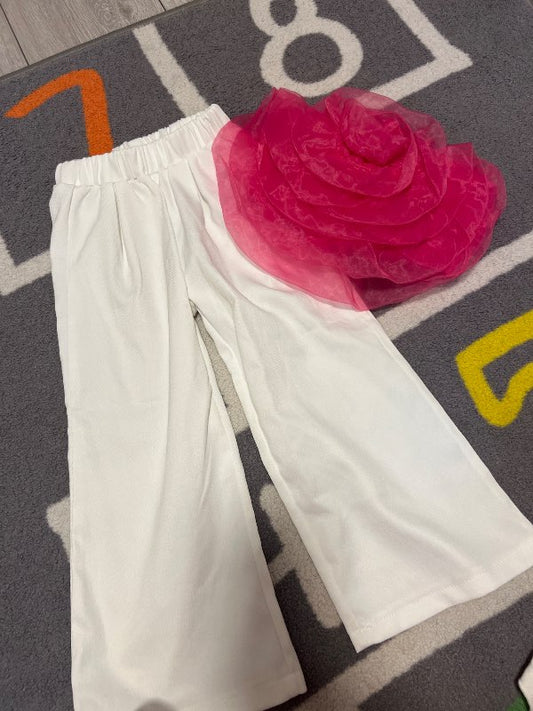 Sett pink/white