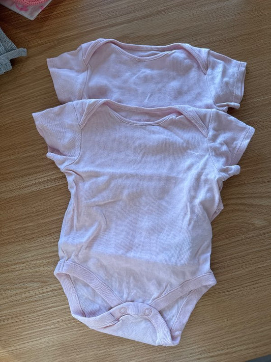 Stutterma samfellur bleikar