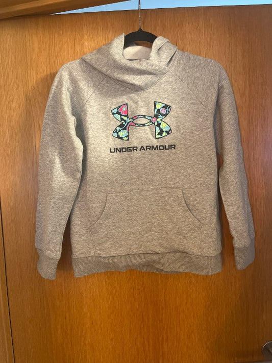 G grá hettupeysa Under armor