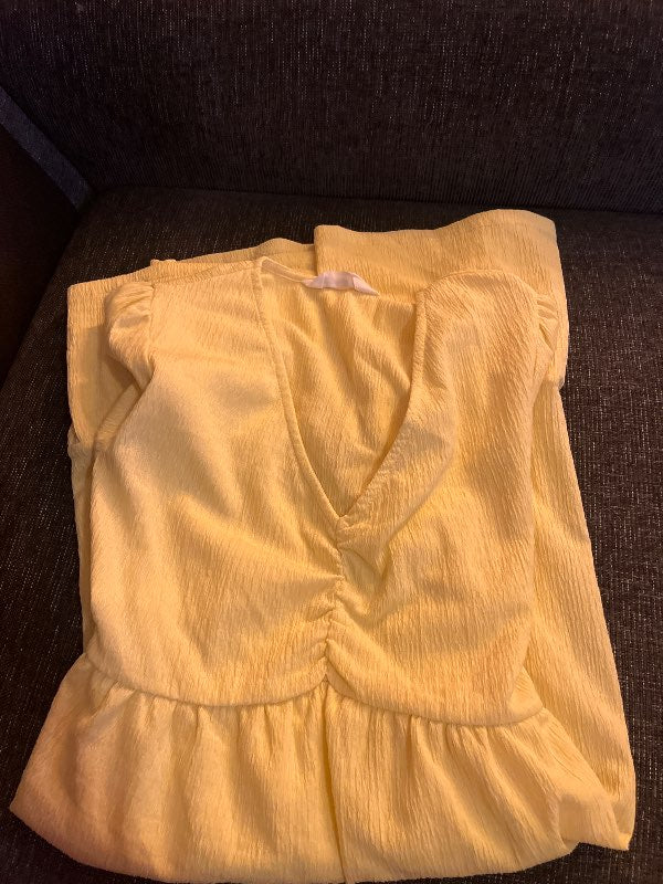 Primark kjóll gulur