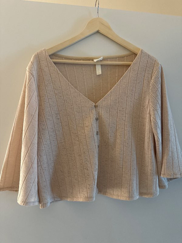 H&m skyrta brún