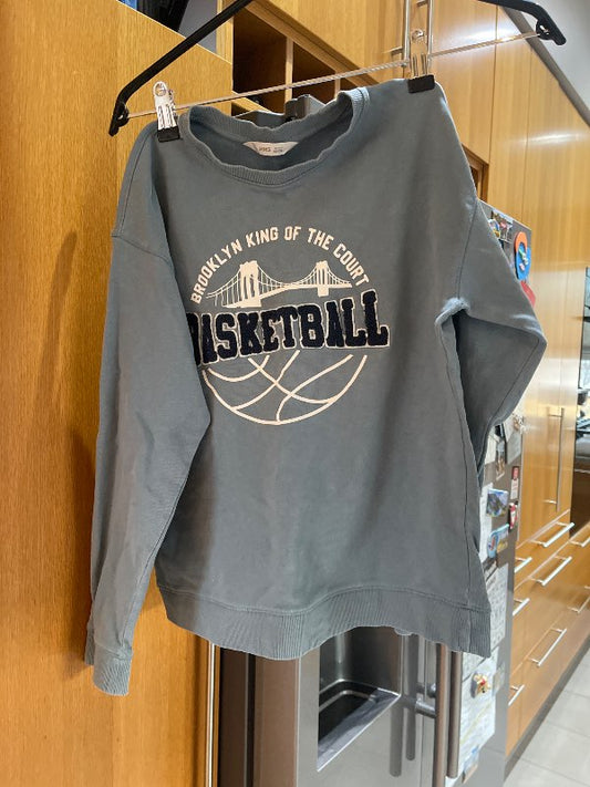 Blá basketball peysa