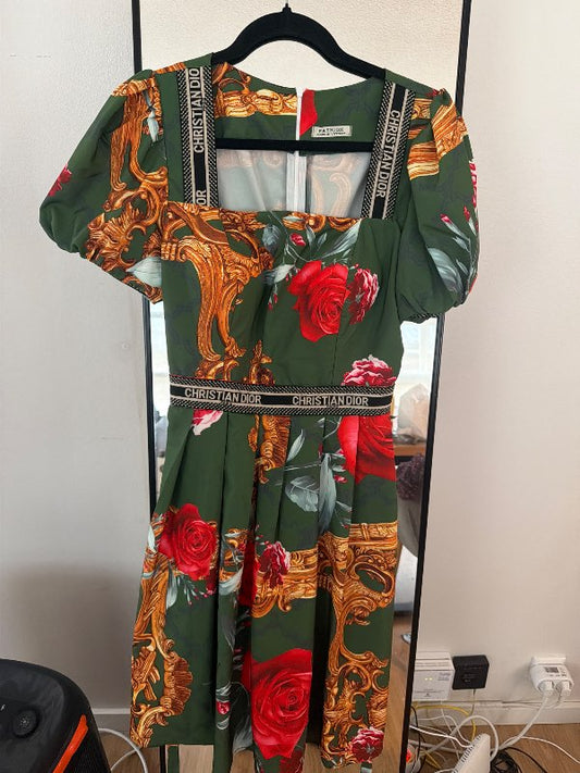 Christian Dior Green dress