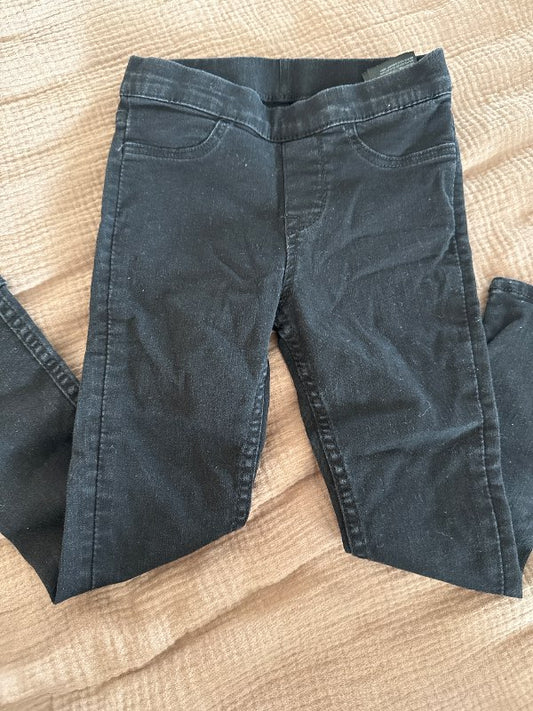 Gallabuxnaleggings svartar