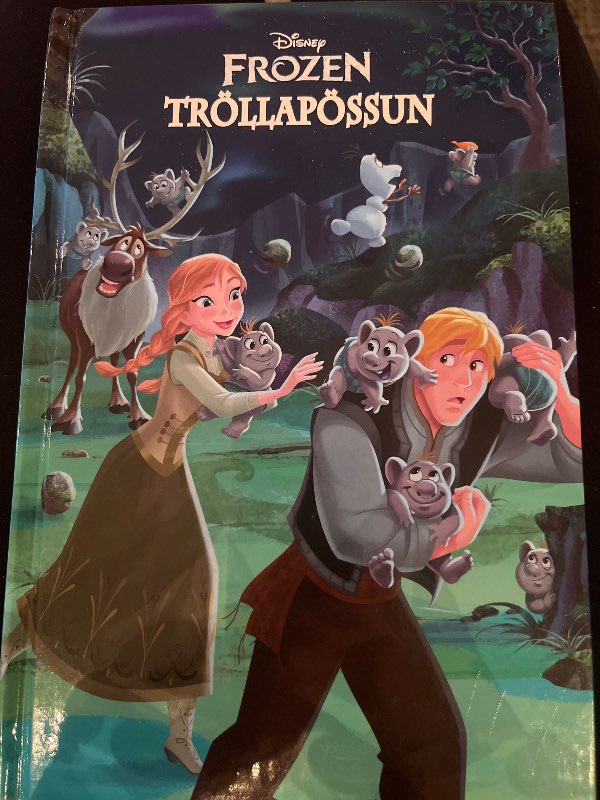 Disney bók Tröllapössun/vetrarlokahátíð