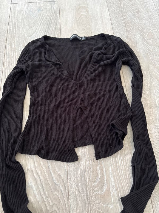 PLT svartur langerma toppur