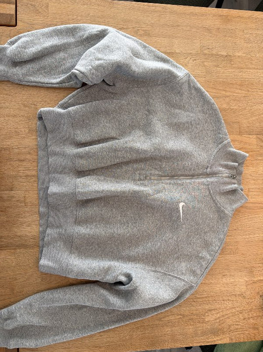 Half zip crop peysa-Nike- grá