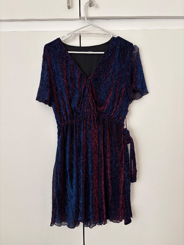 Dress blue/pink Shein