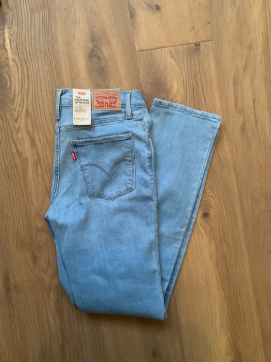 Levis gallabuxur 724 bláar