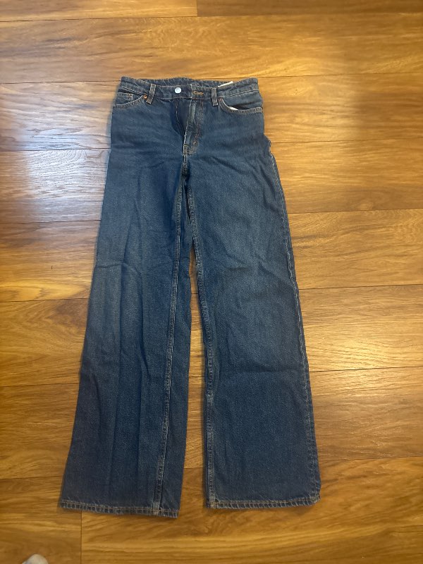 Dökkbláar monkey gallabuxur