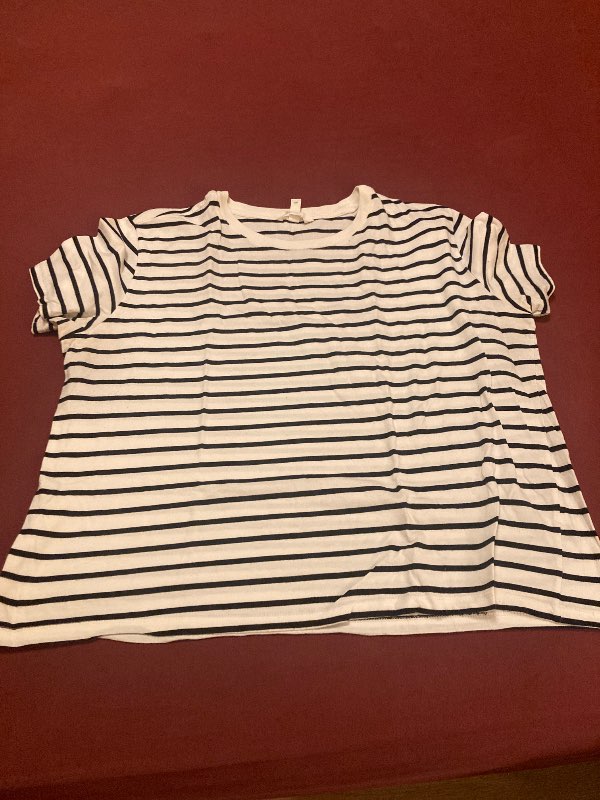 Black&white striped T-shirt from H&M