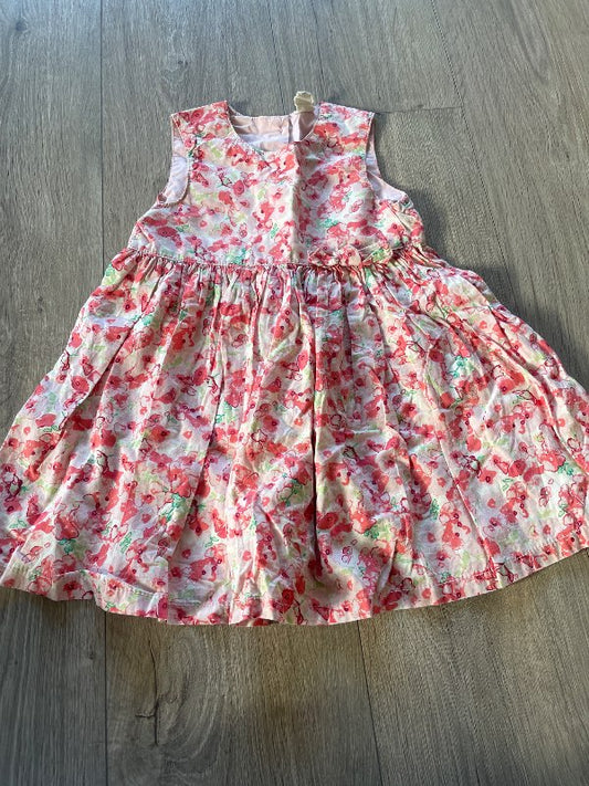 H&M bleikur blómakjóll