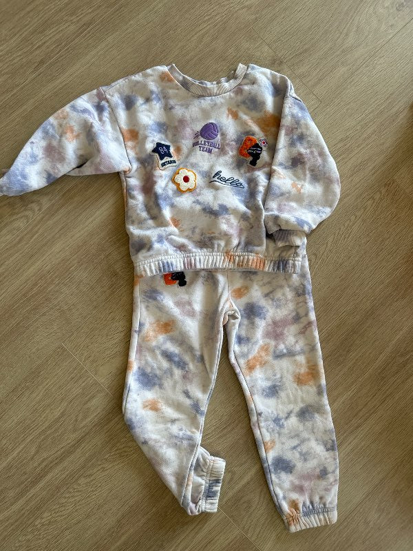 Primark tiedie galli fjólu