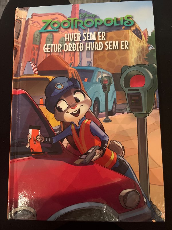Disney bók Zootropolis