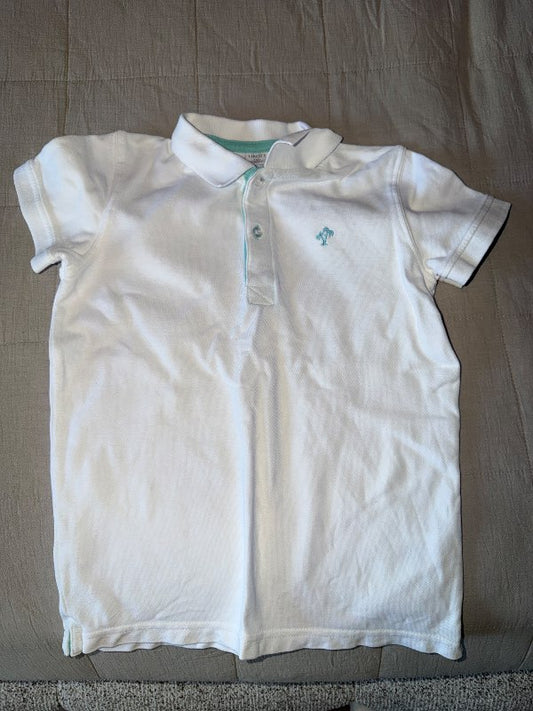 Hvítur polo Lindex
