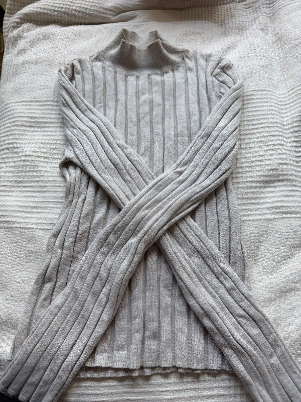 Beige stripes long sleeve