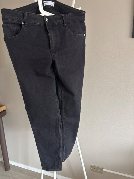 Gallabuxur push up svartar