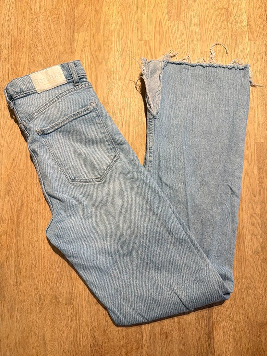 Gallabuxur- Bershka- ljósbláar